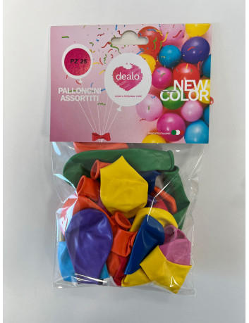 Palloncini multicolore 25pz